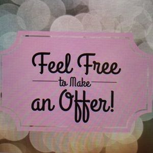 Don’t be shy to make me an offer.